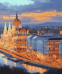 Budapest Cityscape Diamond Painting