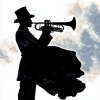 Bugler Thief Silhouette Diamond Painting