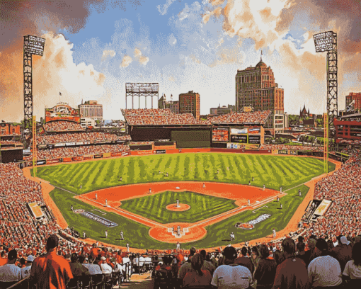 Busch Stadium Sports Diamond Painting