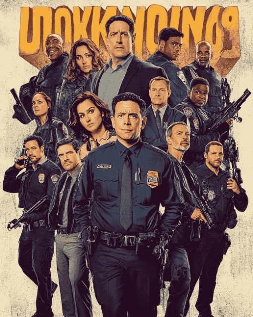 Bustling Brooklyn 99 Series Diamond Painting