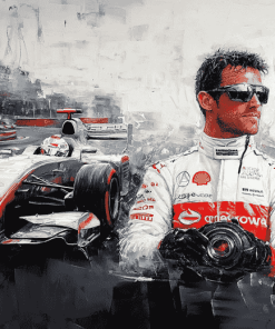 Button Racing Legend Diamond Painting