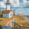 Cabot Head Lighthouse Beacons Diamond Painting