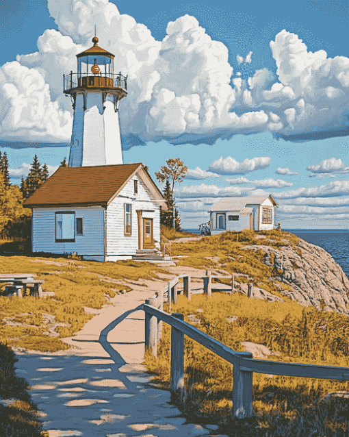 Cabot Head Lighthouse Beacons Diamond Painting