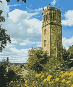 Cabot Tower Bristol Scenic Diamond Painting