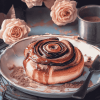 Cacao Cinnamon Roll Delight Diamond Painting