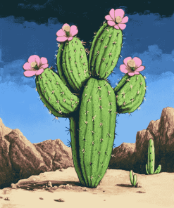 Cactuar Animation Diamond Painting