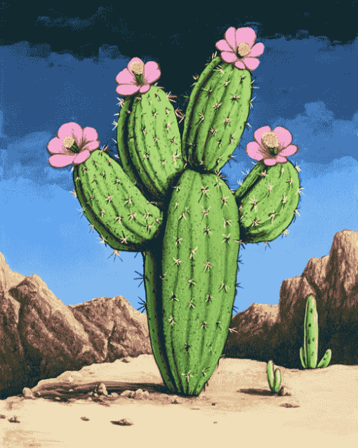 Cactuar Animation Diamond Painting