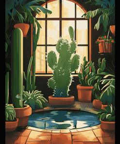 Cactus Cartoon Diamond Painting