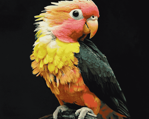 Caique Parrot Colorful Diamond Painting