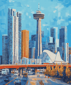 Calgary Cityscape Diamond Painting