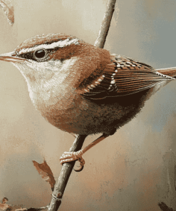 California Wren Birds Diamond Painting