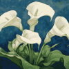 Calla Lilies Charles Flowers Diamond Painting