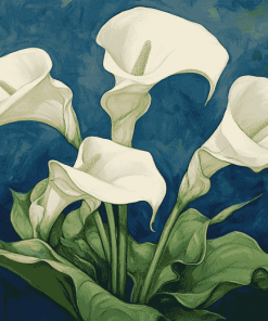 Calla Lilies Charles Flowers Diamond Painting