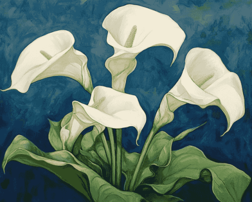 Calla Lilies Charles Flowers Diamond Painting