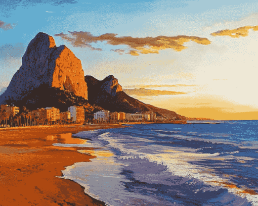 Calpe Seascape Diamond Painting