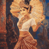 Cambodia Women Dancers Diamond Painting