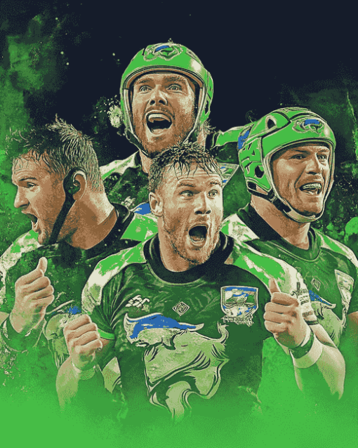 Canberra Raiders Players Diamond Painting