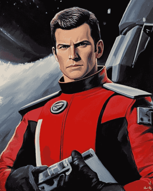 Captain Scarlet Characters Diamond Painting