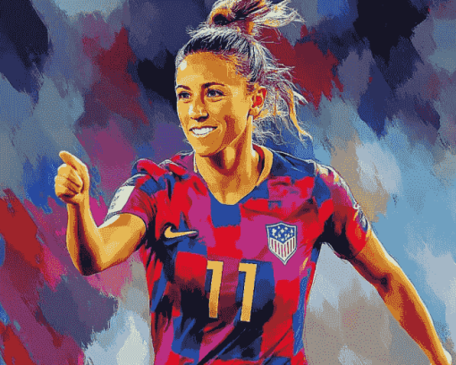 Carli Lloyd Sports Star Diamond Painting