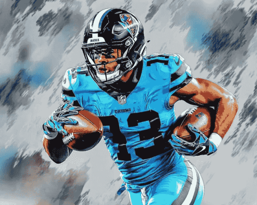 Carolina Panthers Football Stars Diamond Painting