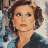 Carrie Fisher Star Icon Diamond Painting