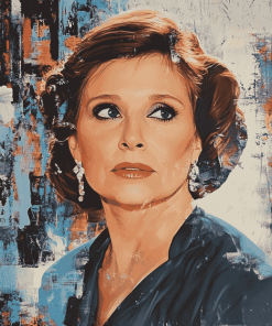 Carrie Fisher Star Icon Diamond Painting