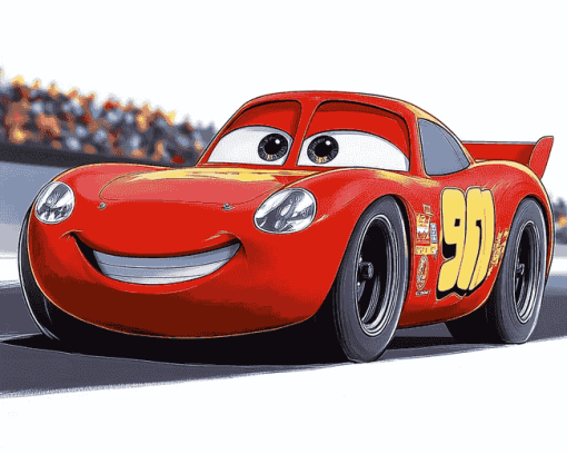 Cartoon Cars Racing Diamond Painting