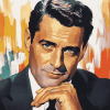 Cary Grant Celebrity Icon Diamond Painting