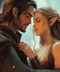 Cassian And Nesta Romance Diamond Painting