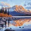 Castle Mountain Views Diamond Painting