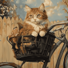 Cat and Kitten Adventure Diamond Painting