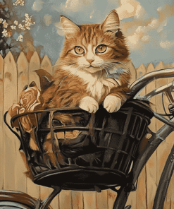 Cat and Kitten Adventure Diamond Painting