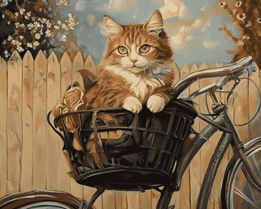 Cat and Kitten Adventure Diamond Painting