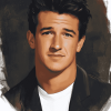 Celebrity Miles Teller Diamond Painting