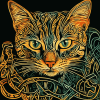 Celtic Knot Cat Diamond Painting