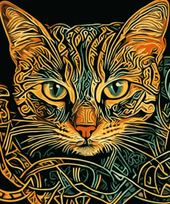 Celtic Knot Cat Diamond Painting