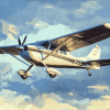 Cessna 182 Airplane Diamond Painting