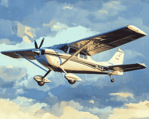 Cessna 182 Airplane Diamond Painting