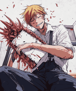 Chainsaw Man Anime Diamond Painting