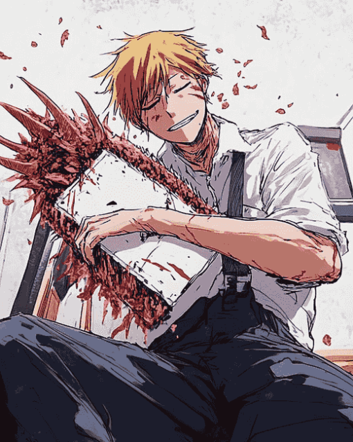 Chainsaw Man Anime Diamond Painting