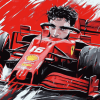 Charles Leclerc Racing Icon Diamond Painting