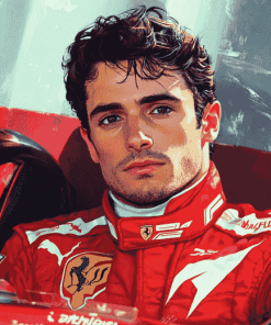 Charles Leclerc Racing Legend Diamond Painting