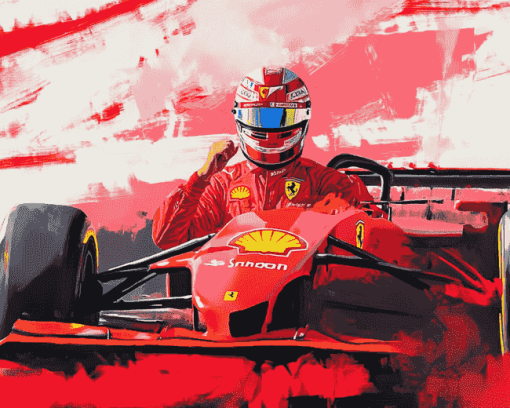 Charles Racing Legends Diamond Painting