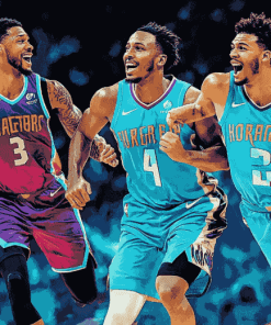 Charlotte Hornets Basketball Diamond Painting