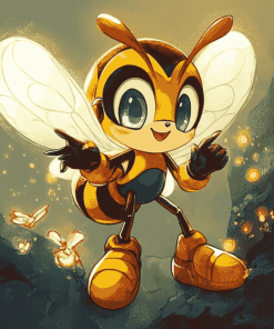 Charmy Bee Sonic Diamond Painting