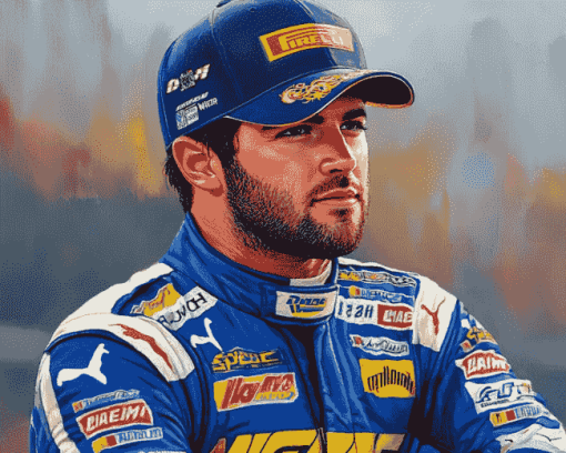 Chase Elliott Famous Racer Diamond Painting