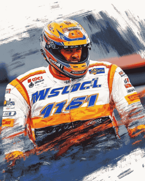 Chase Elliott Nascar Driver Diamond Painting