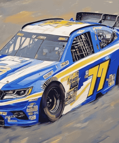 Chase Elliott Race Cars Diamond Painting