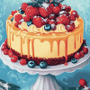 Cheesecake Foodie Diamond Painting