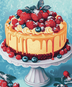 Cheesecake Foodie Diamond Painting